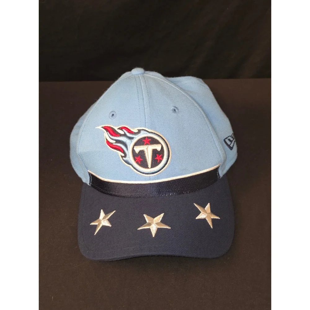 Tennessee Titans NFL New Era‎ 39Thirty Hat Cap L/XL Light Blue Stars